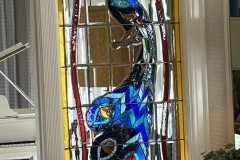 Stained Glass Peacock