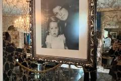 Family pictures hang all over  Graceland