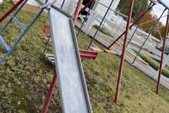 Bullet ridden slide