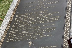 Elvis's headstone