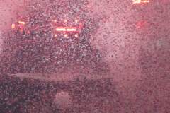 The confetti means it's over