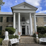 Graceland in Memphis, TE is the former home of Elvis Presley