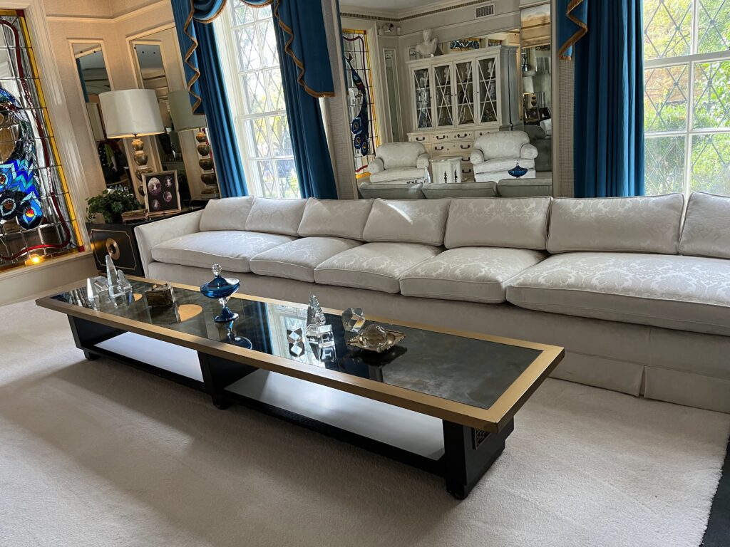 The living room at Graceland