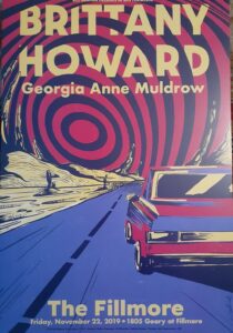 Brittany Howard Fillmore San Francisco Poster 11.22.19