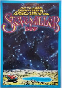 Steve Miller Band April 1998 Fillmore Poster