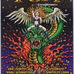 Fillmore poster for March 29th, 2008 Y & T performance. Artist is Jimbo Phillips