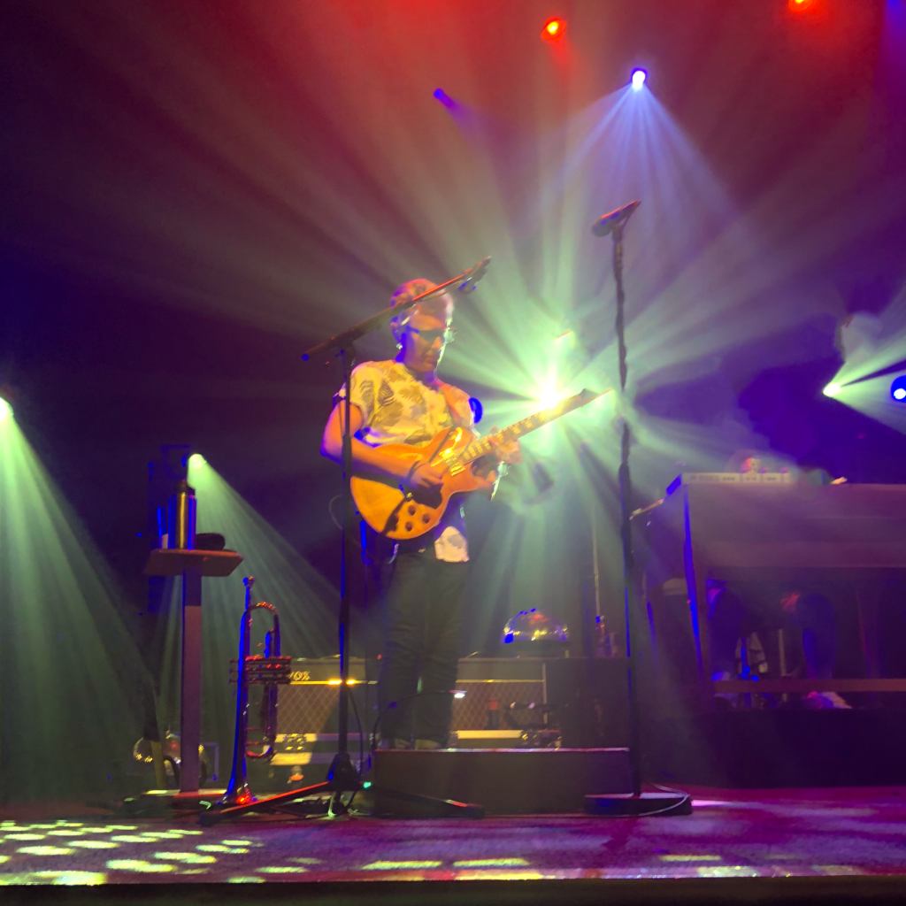 McDuck of Lake Street Dive plays the guitar