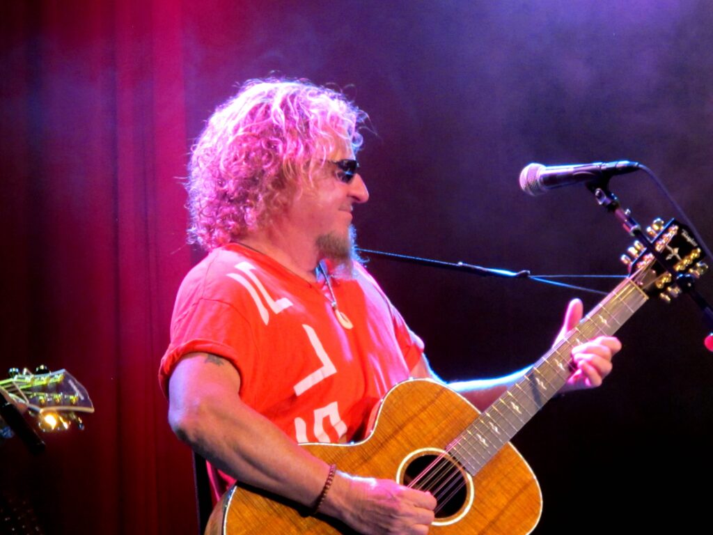 Sammy Hagar performs at the 1st anual Acoustic 4 A Cure
