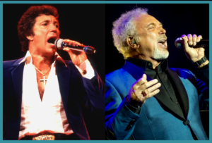Tom Jones at age 35 and age 85