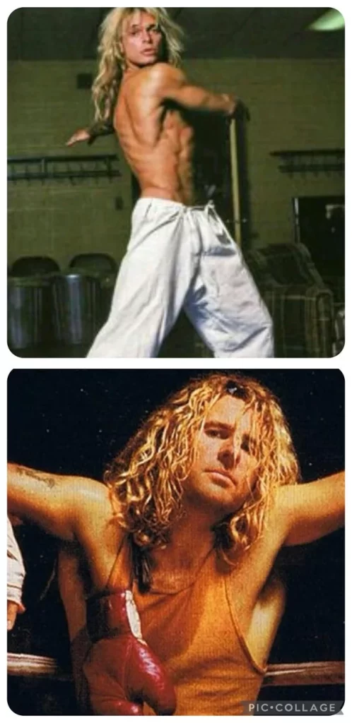 David Lee Roth and Sammy Hagar Van Halen singers