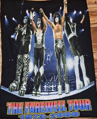 KISS tour tshirt